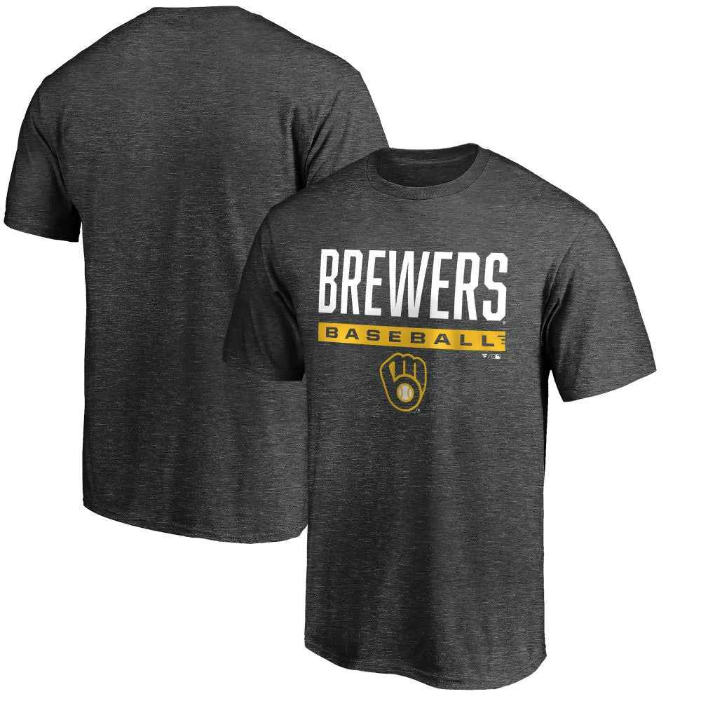 Milwaukee Brewers Win Stripe Logo T-Shirt - MLB