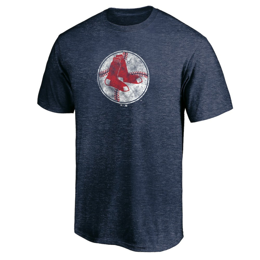 Boston Red Sox Cooperstown Collection True Classics Throwback Logo Tri-Blend T-Shirt - MLB
