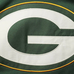 Green Bay Packers '47 Lacer V-Neck Pullover Hoodie Green/Gold | 47 brand