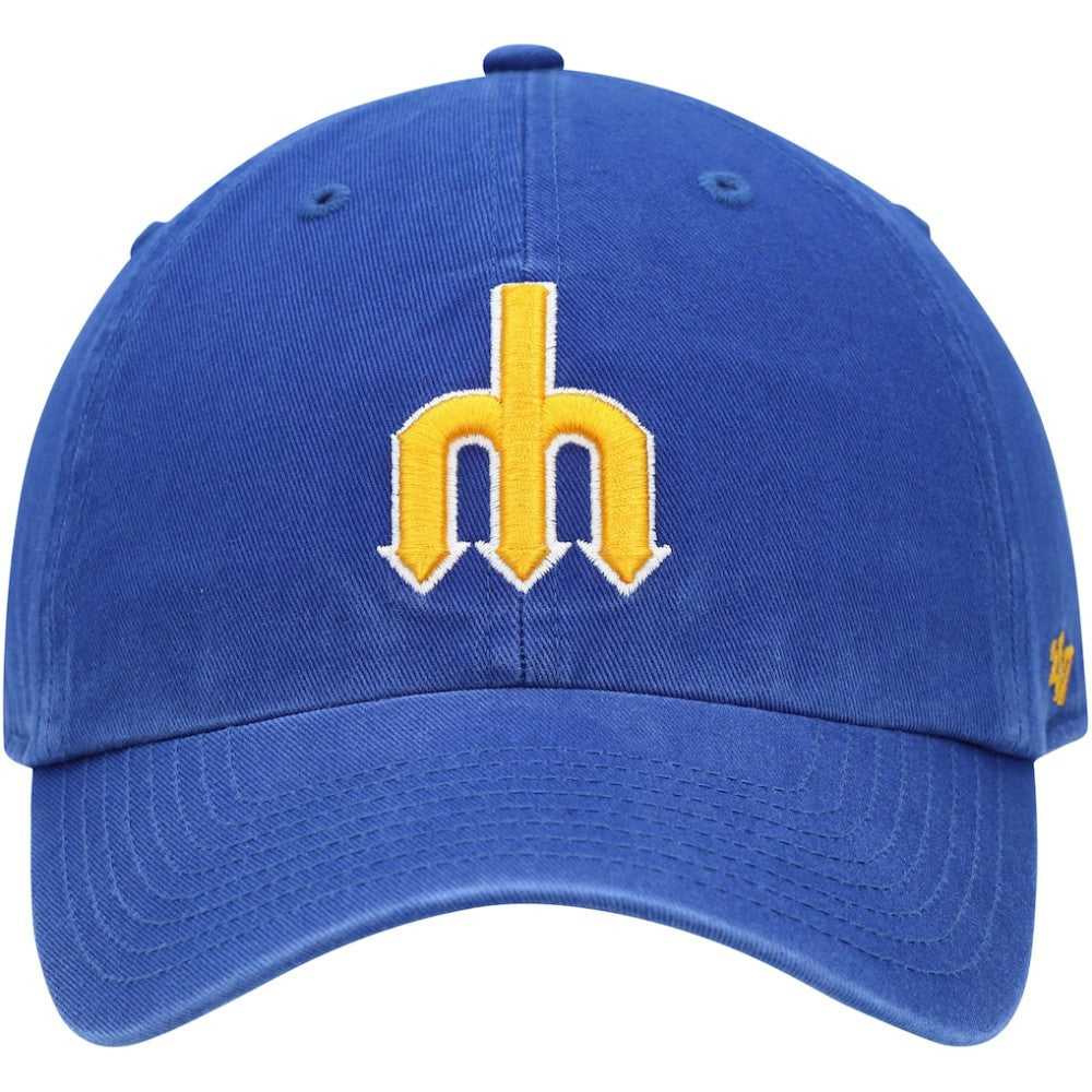 Seattle Mariners '47 1977 Logo Cooperstown Collection Clean Up Adjustable Hat - MLB