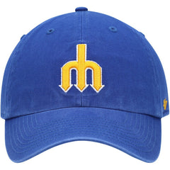 Seattle Mariners '47 1977 Logo Cooperstown Collection Clean Up Adjustable Hat - MLB