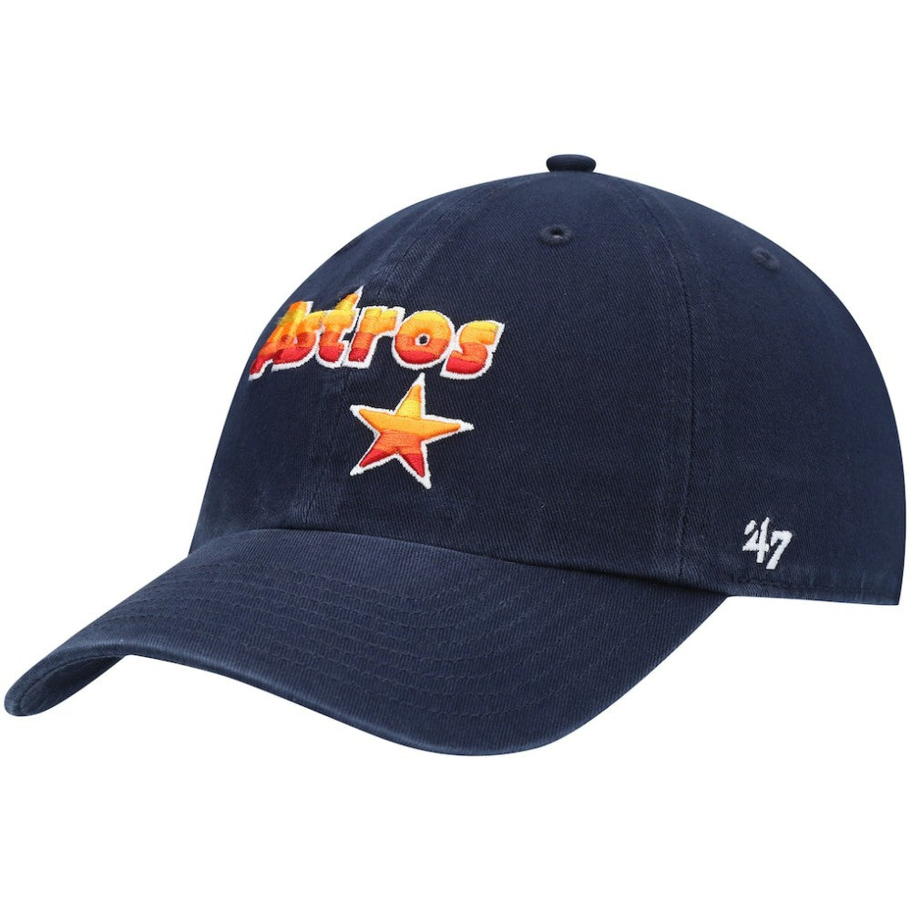 Houston Astros '47 Logo Cooperstown Collection Clean Up Adjustable Hat - MLB