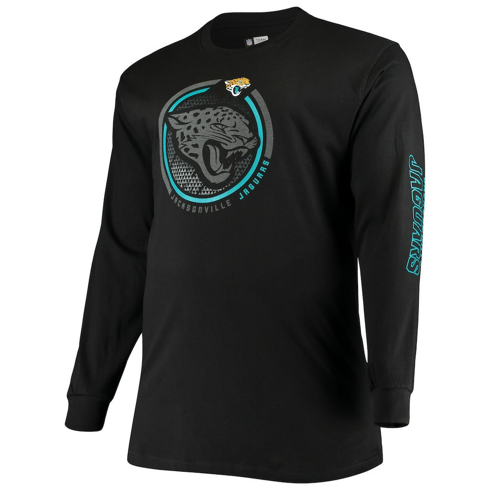 Jacksonville Jaguars Big & Tall Color Pop Long Sleeve T-Shirt Black | Fanatics