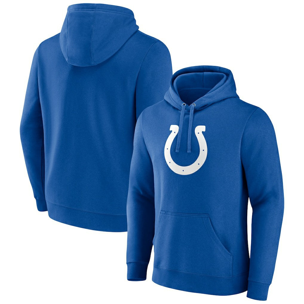 Indianapolis Colts Primary Logo Fitted Pullover Hoodie Royal | NFL