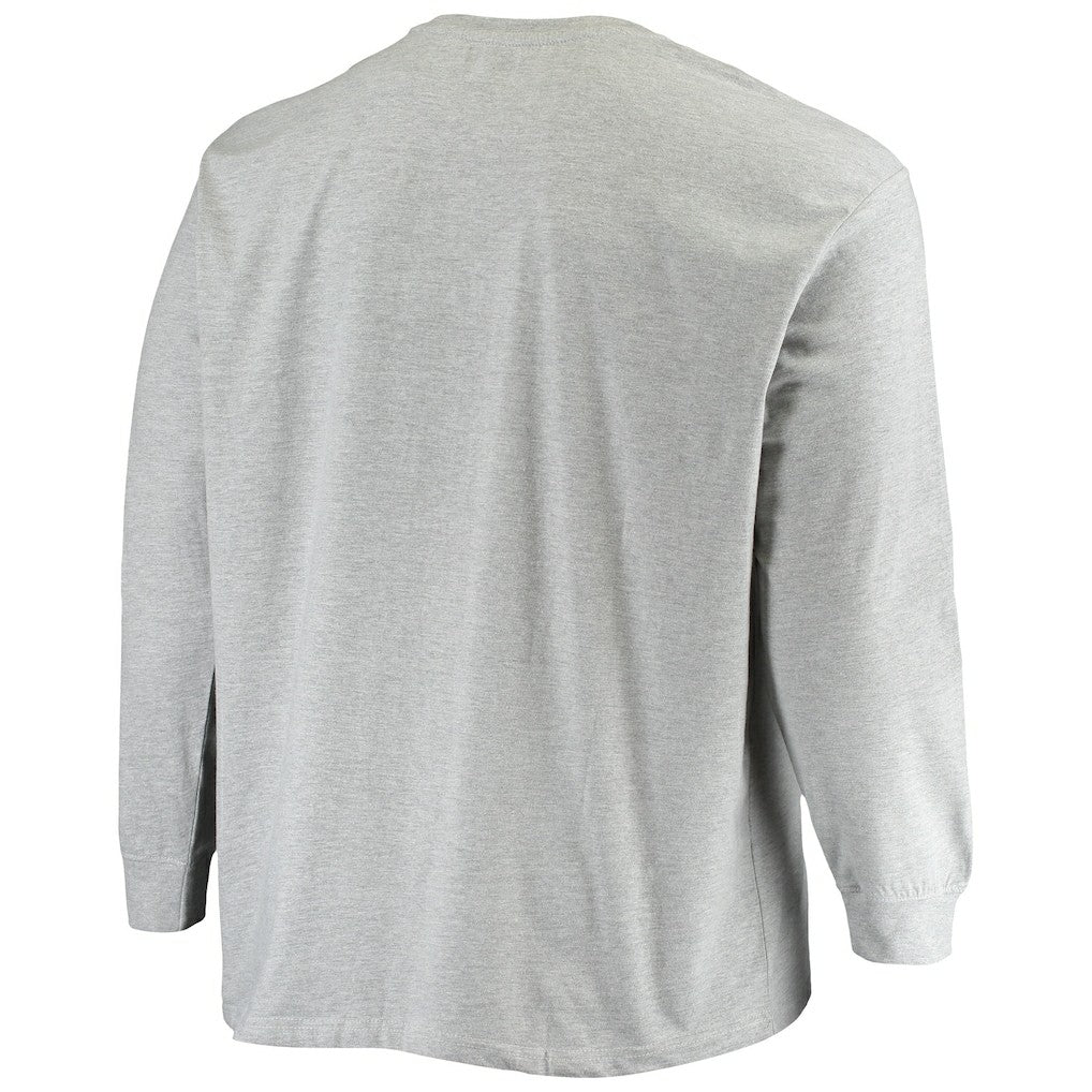 Los Angeles Rams Big & Tall Practice Long Sleeve T-Shirt Heathered Gray | Fanatics