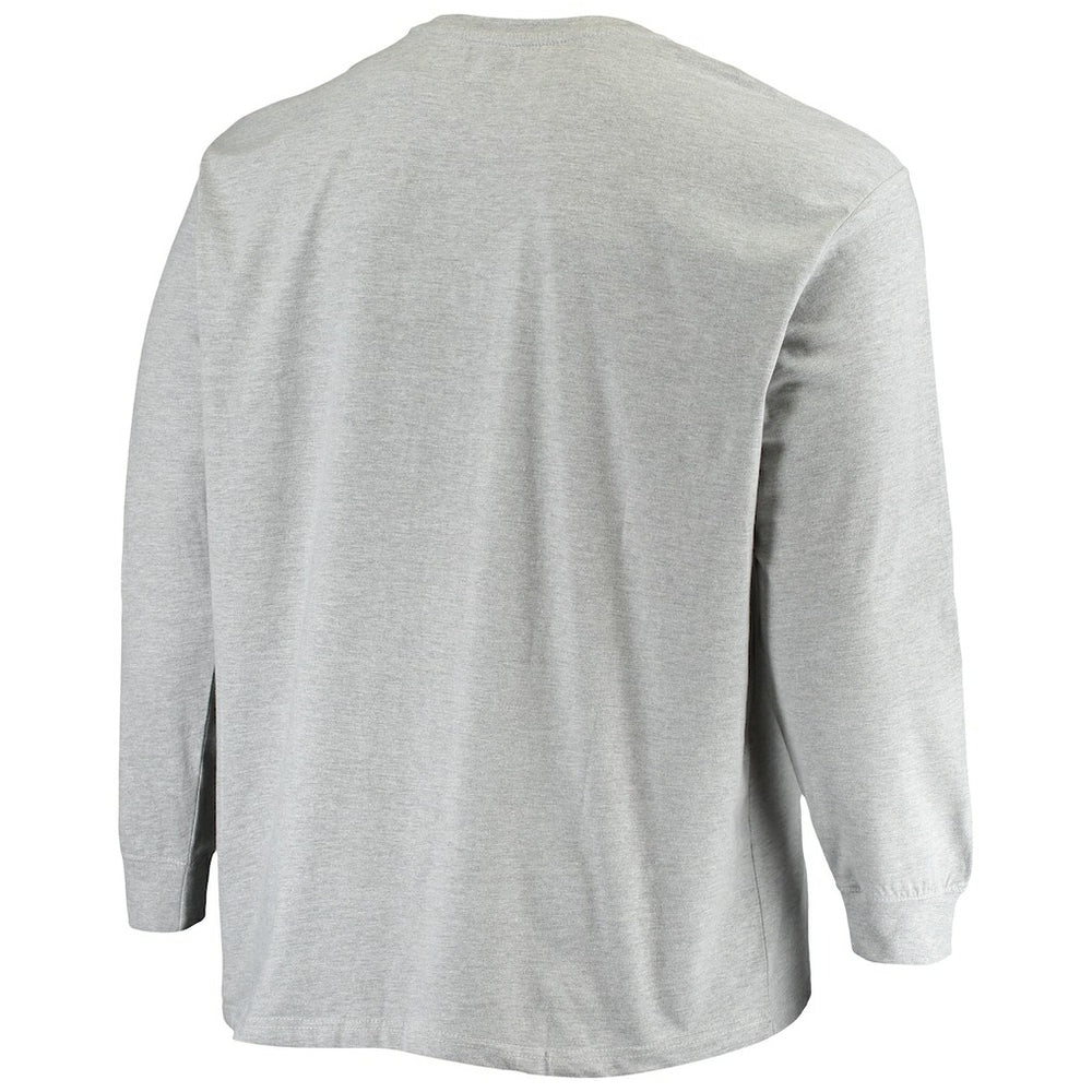 Los Angeles Rams Big & Tall Practice Long Sleeve T-Shirt Heathered Gray | Fanatics