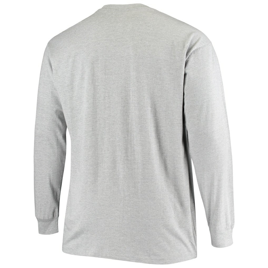 New Orleans Saints Big & Tall Practice Long Sleeve T-Shirt Heathered Gray | Fanatics