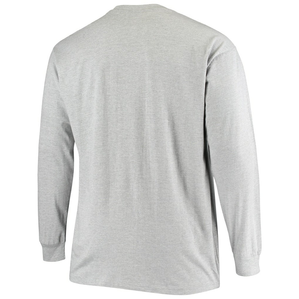 New Orleans Saints Big & Tall Practice Long Sleeve T-Shirt Heathered Gray | Fanatics