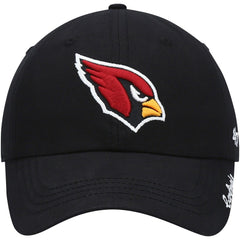 Arizona Cardinals '47 Women's Miata Clean Up Primary Adjustable Hat Black | 47 brand