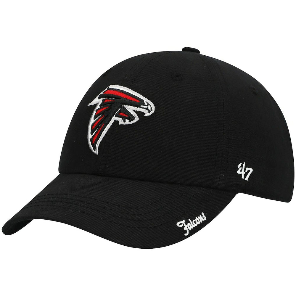 Atlanta Falcons '47 Women's Miata Clean Up Primary Adjustable Hat Black | 47 brand