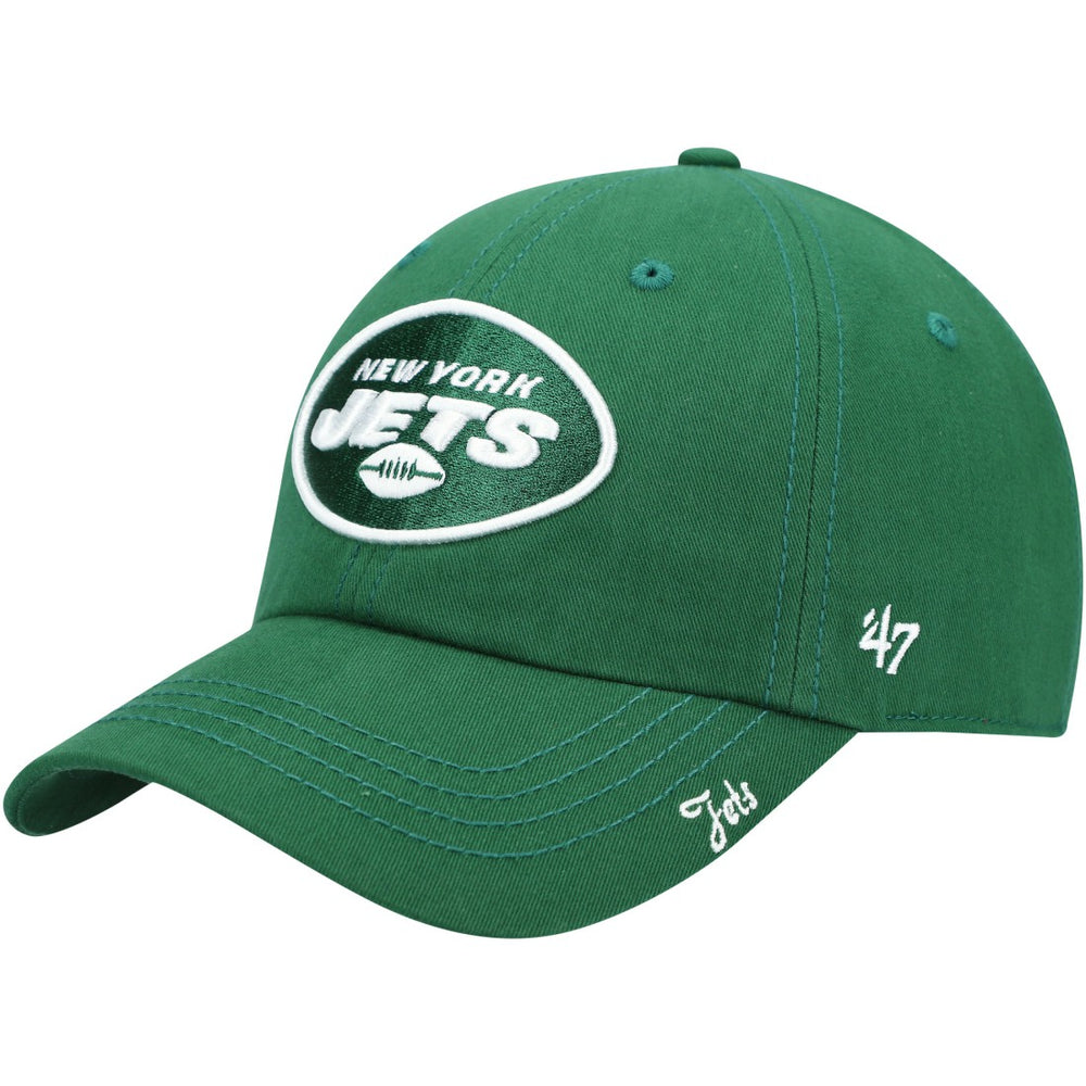 New York Jets '47 Women's Miata Clean Up Primary Adjustable Hat Green | 47 brand