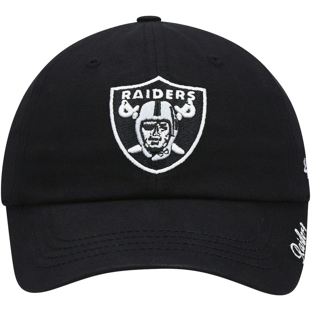 Las Vegas Raiders '47 Women's Miata Clean Up Primary Adjustable Hat Black | 47 brand
