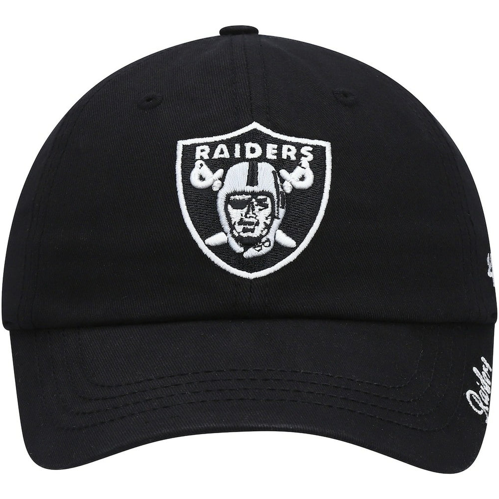 Las Vegas Raiders '47 Women's Miata Clean Up Primary Adjustable Hat Black | 47 brand