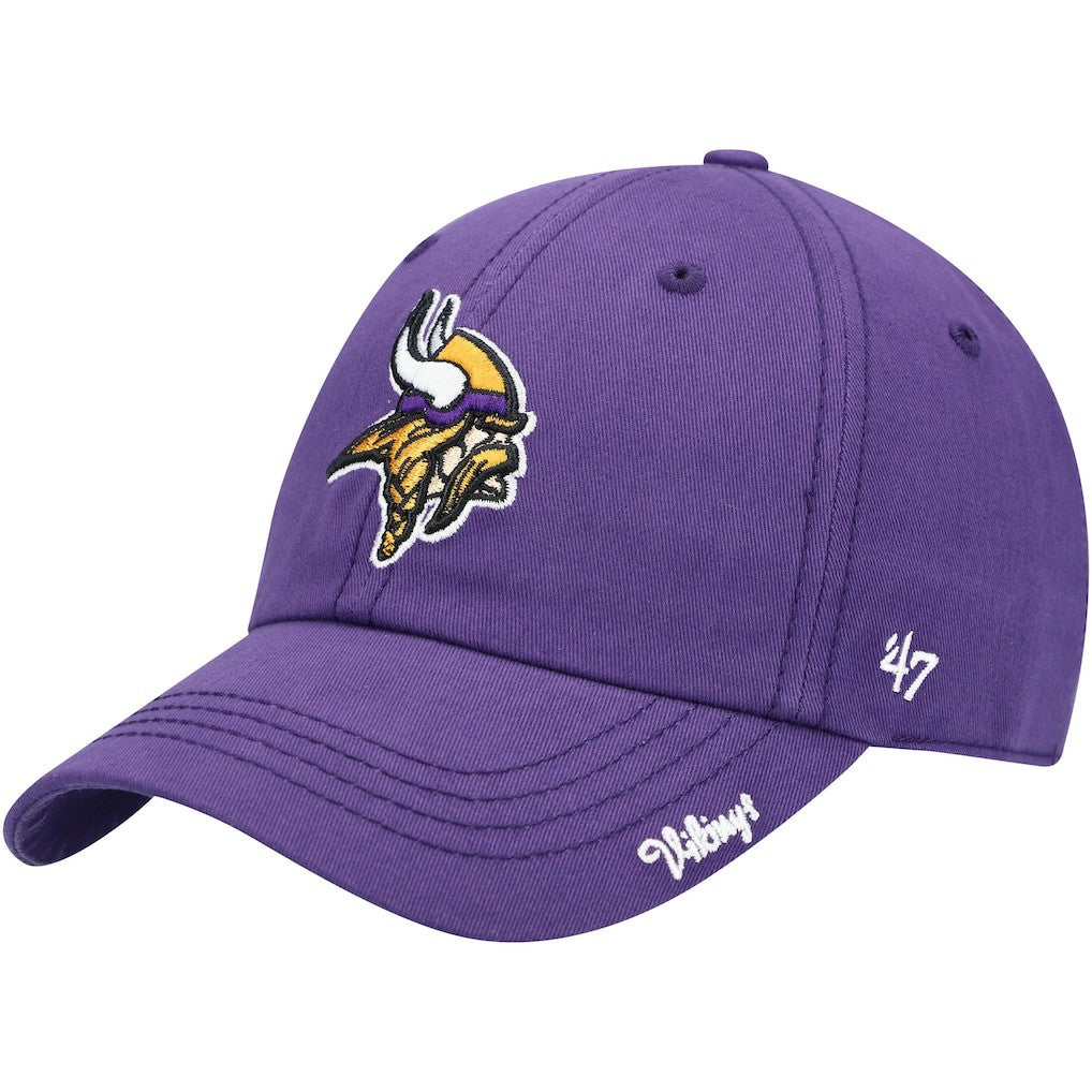 Minnesota Vikings '47 Women's Miata Clean Up Primary Adjustable Hat Purple | 47 brand