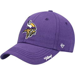 Minnesota Vikings '47 Women's Miata Clean Up Primary Adjustable Hat Purple | 47 brand