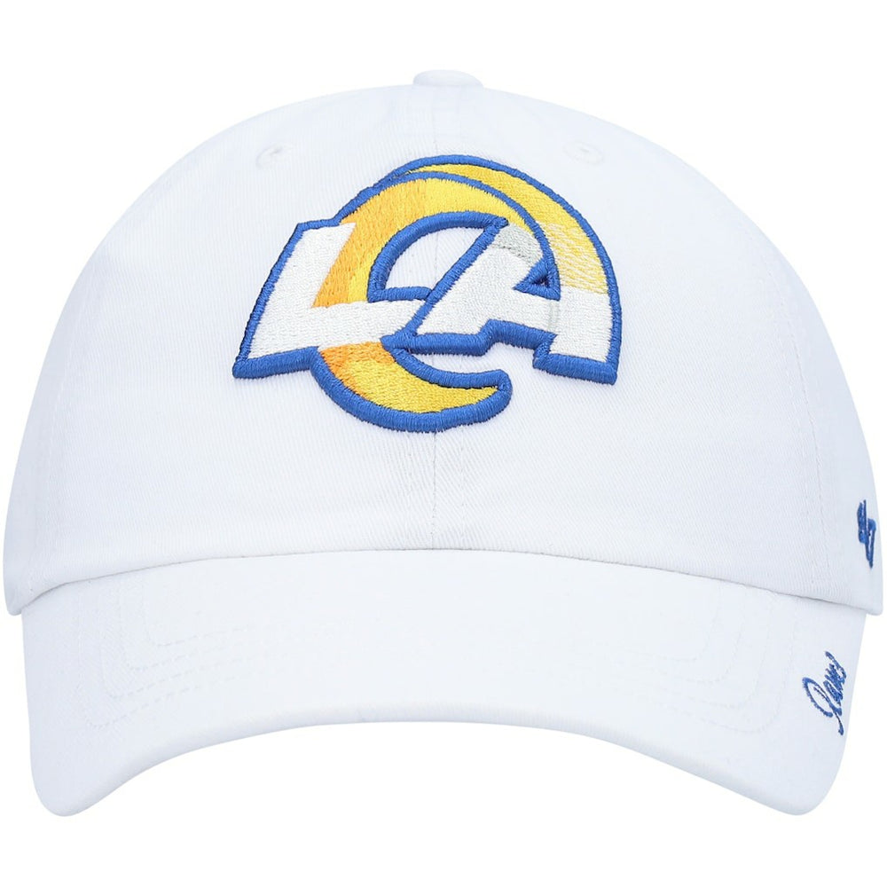 Los Angeles Rams '47 Women's Miata Clean Up Logo Adjustable Hat White | 47 brand