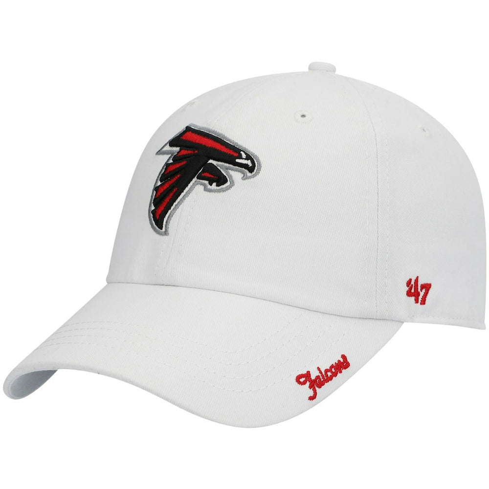 Atlanta Falcons '47 Women's Miata Clean Up Logo Adjustable Hat White | 47 brand