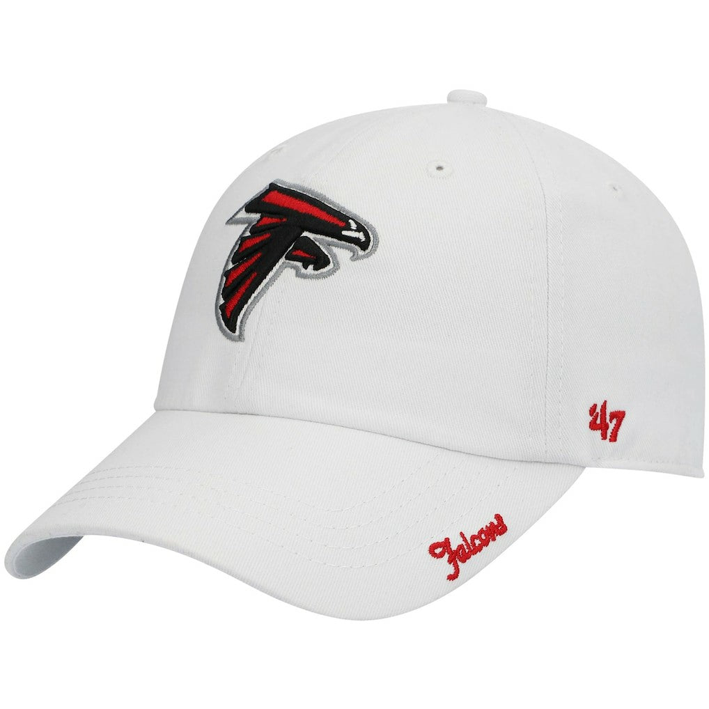 Atlanta Falcons '47 Women's Miata Clean Up Logo Adjustable Hat White | 47 brand