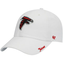 Atlanta Falcons '47 Women's Miata Clean Up Logo Adjustable Hat White | 47 brand