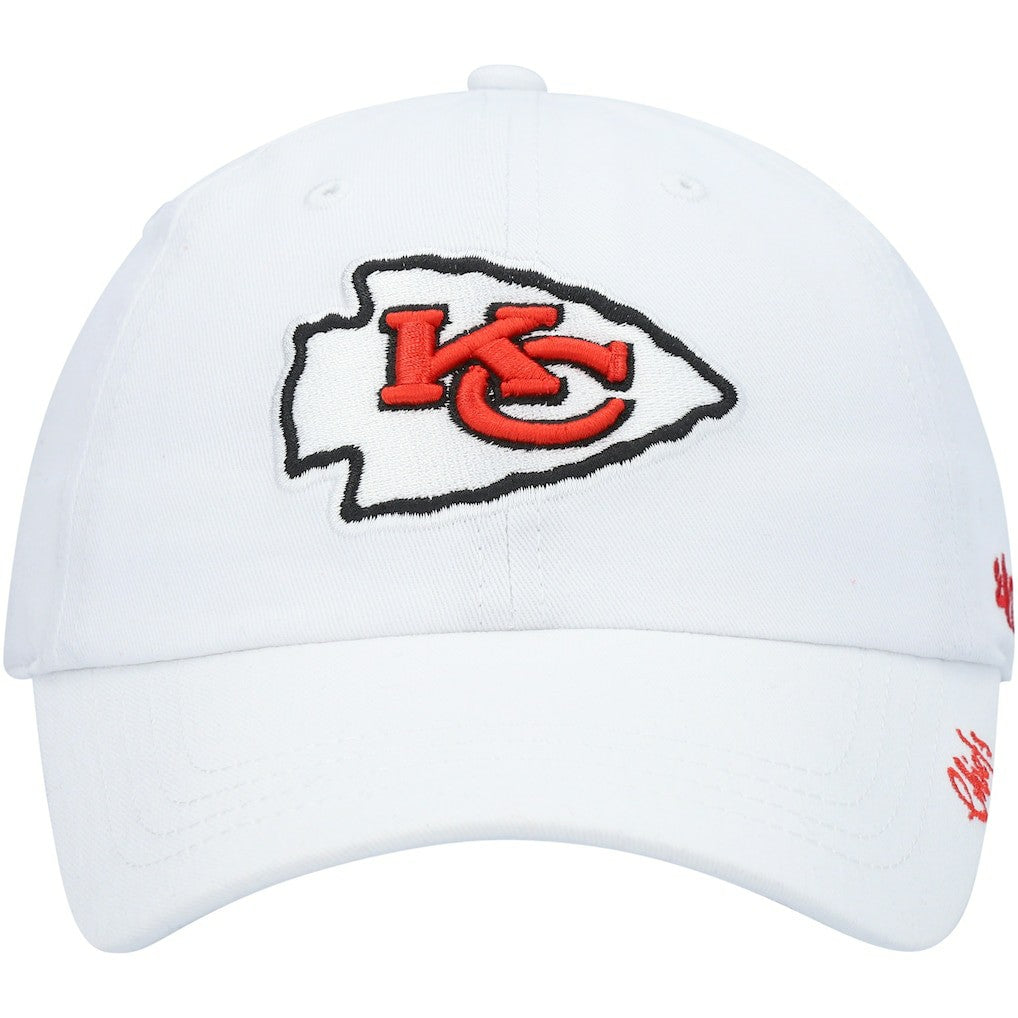 Kansas City Chiefs '47 Women's Miata Clean Up Logo Adjustable Hat White | 47 brand