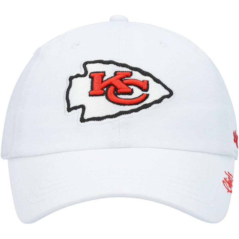 Kansas City Chiefs '47 Women's Miata Clean Up Logo Adjustable Hat White | 47 brand