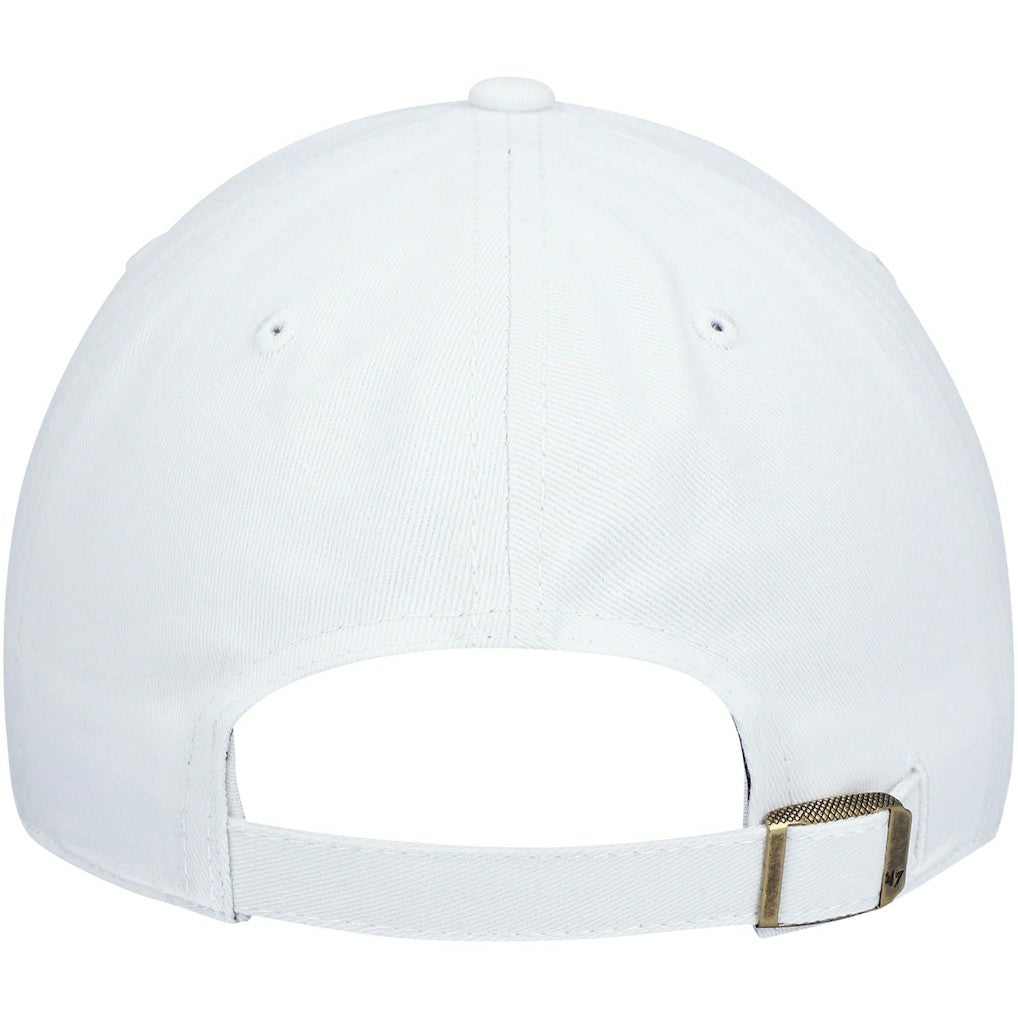 New England Patriots '47 Women's Miata Clean Up Logo Adjustable Hat White | 47 brand