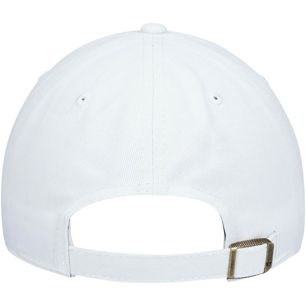 New England Patriots '47 Women's Miata Clean Up Logo Adjustable Hat White | 47 brand