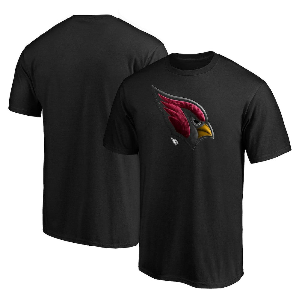 Arizona Cardinals Midnight Mascot Team Logo T-Shirt Black | NFL