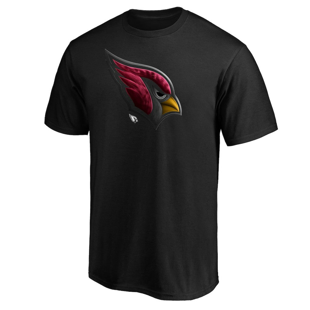 Arizona Cardinals Midnight Mascot Team Logo T-Shirt Black | NFL