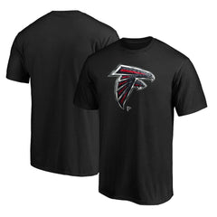 Atlanta Falcons Midnight Mascot Team Logo T-Shirt Black | NFL