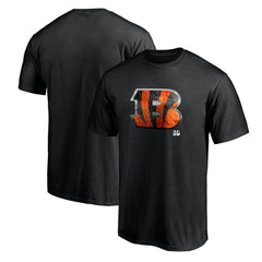 Cincinnati Bengals Midnight Mascot Team Logo T-Shirt Black | NFL