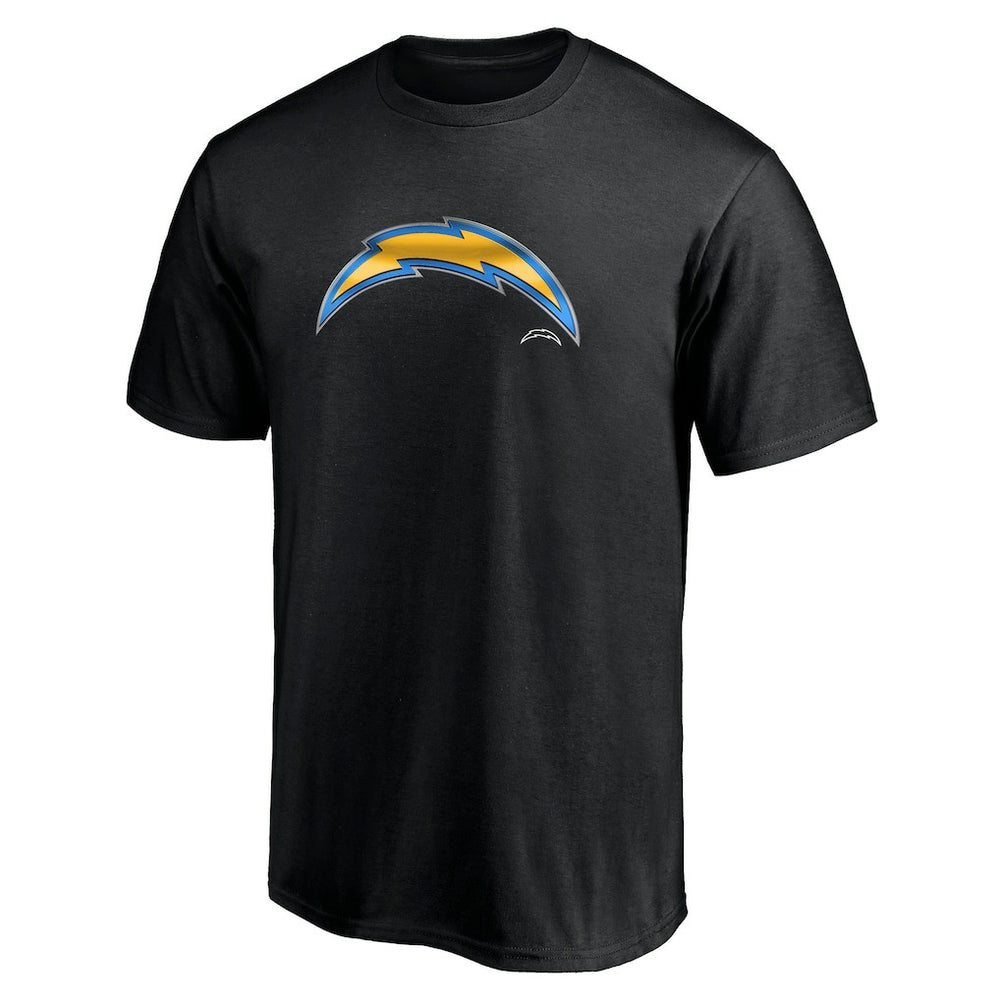 Los Angeles Chargers Midnight Mascot Team Logo T-Shirt Black | NFL