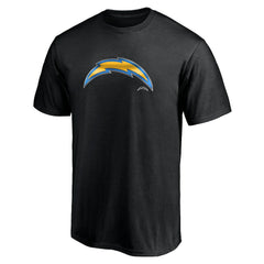 Los Angeles Chargers Midnight Mascot Team Logo T-Shirt Black | NFL