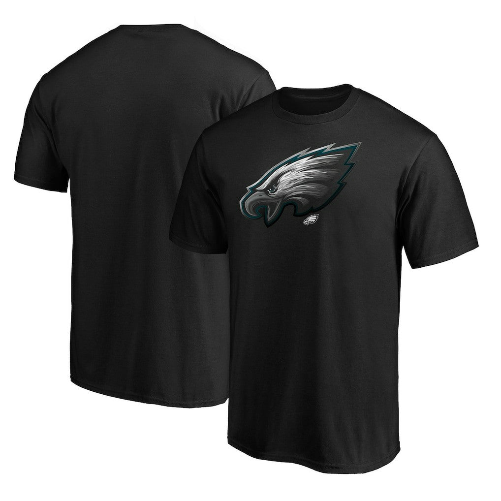 Philadelphia Eagles Midnight Mascot Team Logo T-Shirt Black | NFL