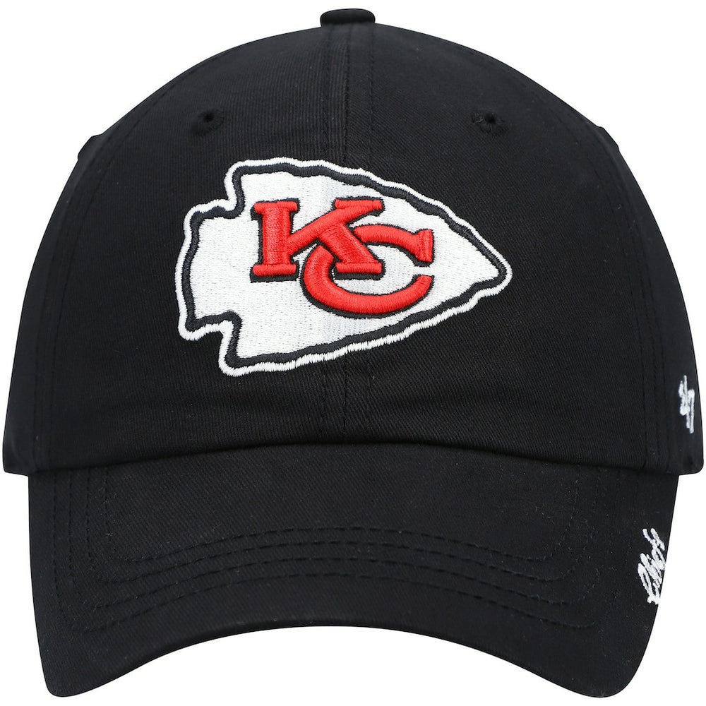 Kansas City Chiefs '47 Women's Miata Clean Up Secondary Adjustable Hat Black | 47 brand