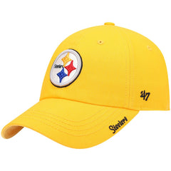 Pittsburgh Steelers '47 Women's Miata Clean Up Secondary Adjustable Hat Gold | 47 brand