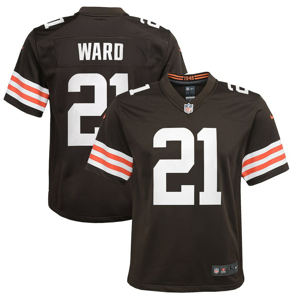 Denzel Ward Cleveland Browns Youth Game Jersey Brown | Nike for Sale