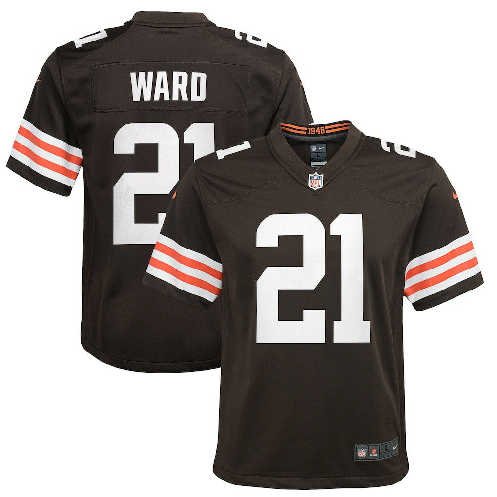 Denzel Ward Cleveland Browns Youth Game Jersey Brown | Nike for Sale