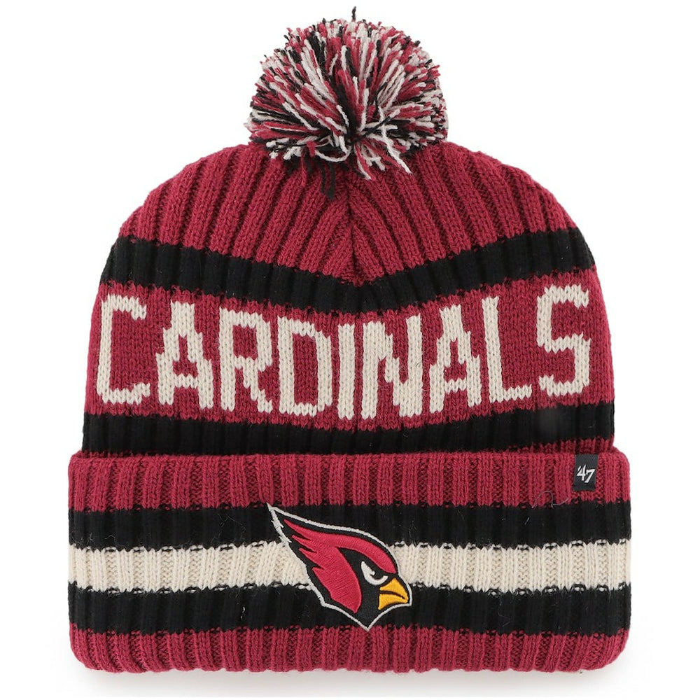 Arizona Cardinals '47 Bering Cuffed Knit Hat with Pom Cardinal | 47 brand