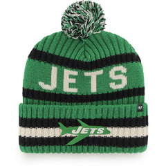 New York Jets '47 Bering Cuffed Knit Hat with Pom Kelly Green | 47 brand