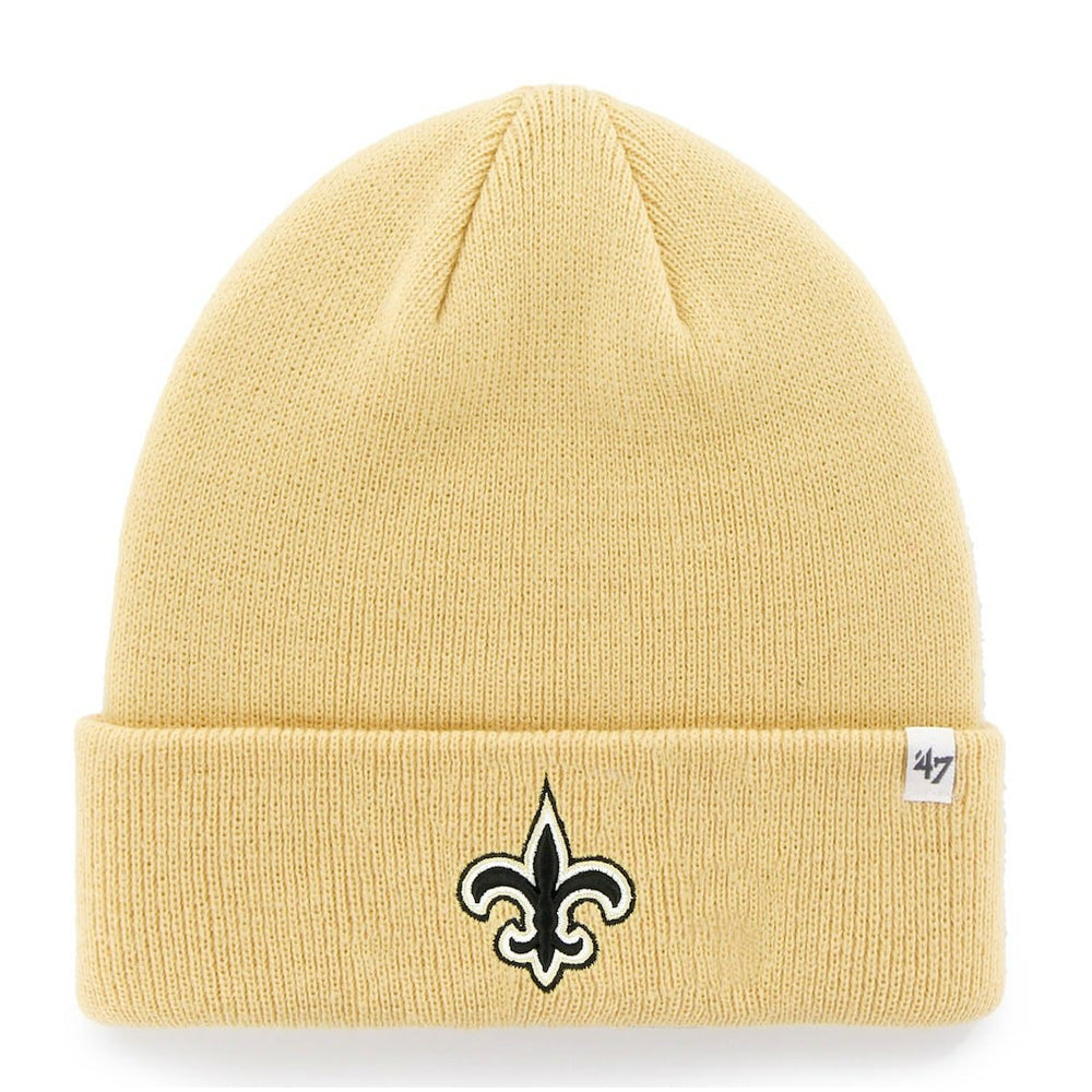 New Orleans Saints '47 Secondary Basic Cuffed Knit Hat Gold | 47 brand