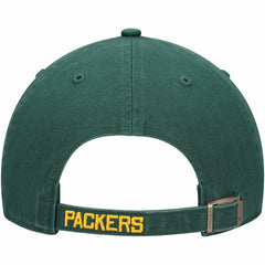 Green Bay Packers '47 Clean Up Adjustable Hat Green | 47 brand