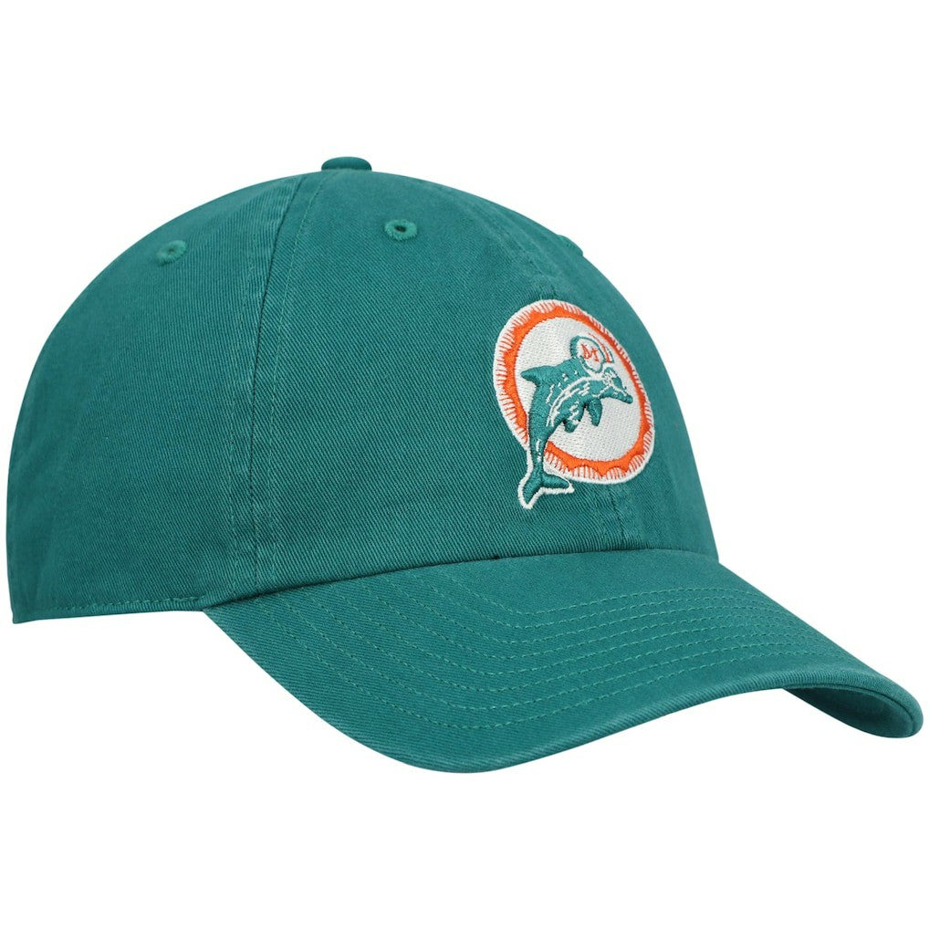 Miami Dolphins '47 Clean Up Adjustable Hat Aqua | 47 brand