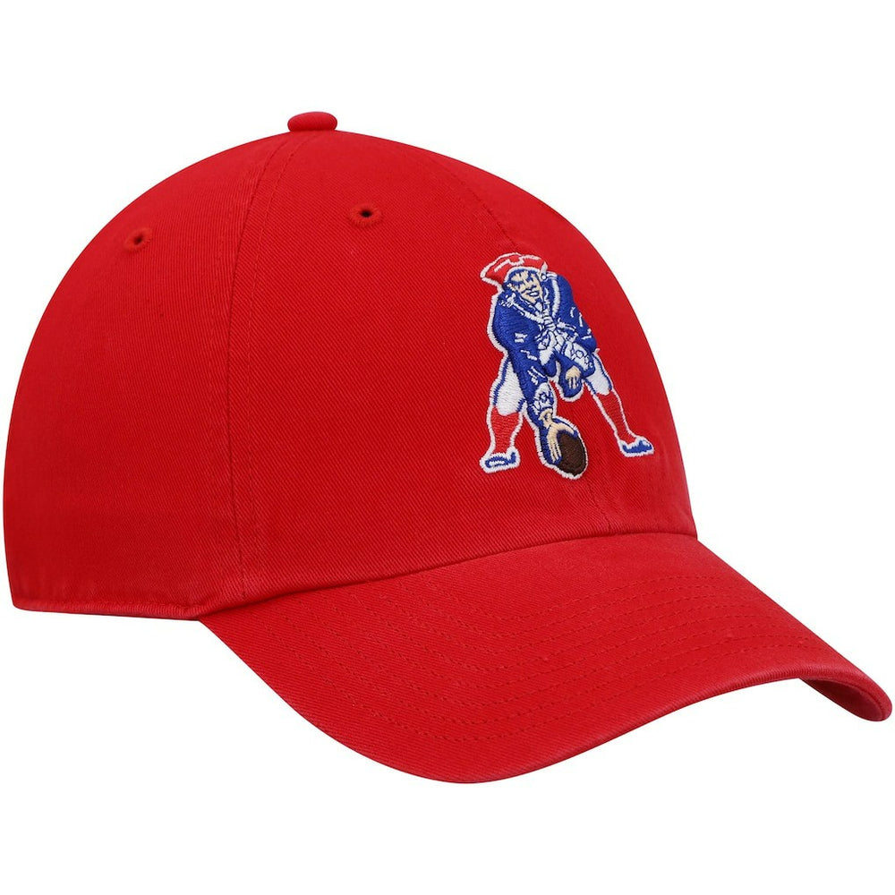 New England Patriots '47 Clean Up Adjustable Hat Red | 47 brand