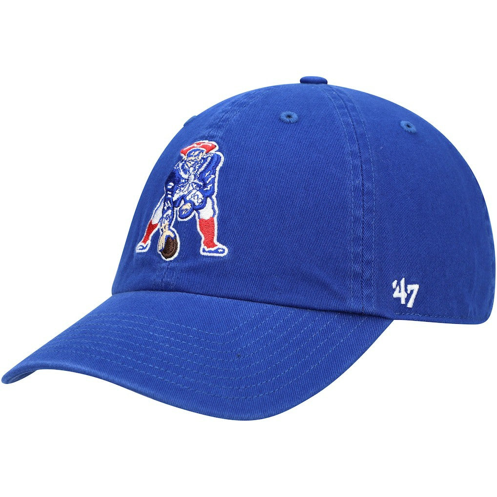 New England Patriots '47 Clean Up Adjustable Hat Royal | 47 brand