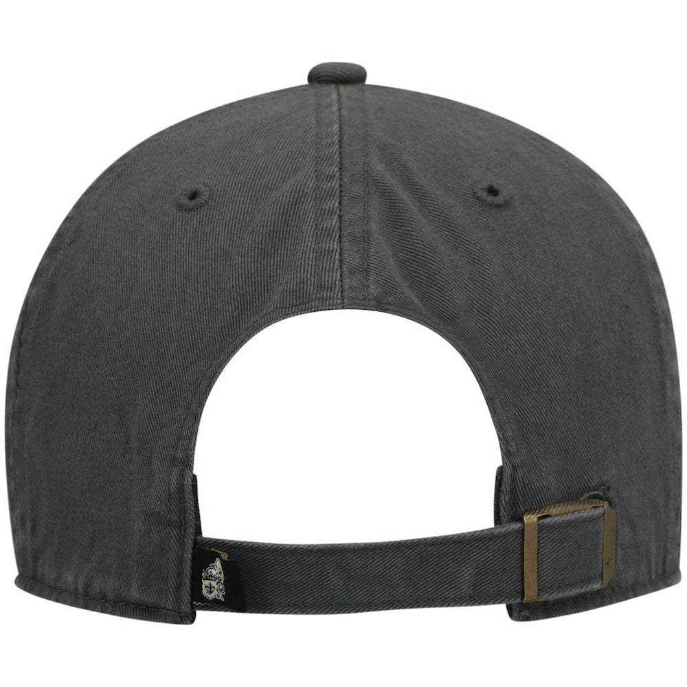 New Orleans Saints '47 Clean Up Adjustable Hat Charcoal | 47 brand