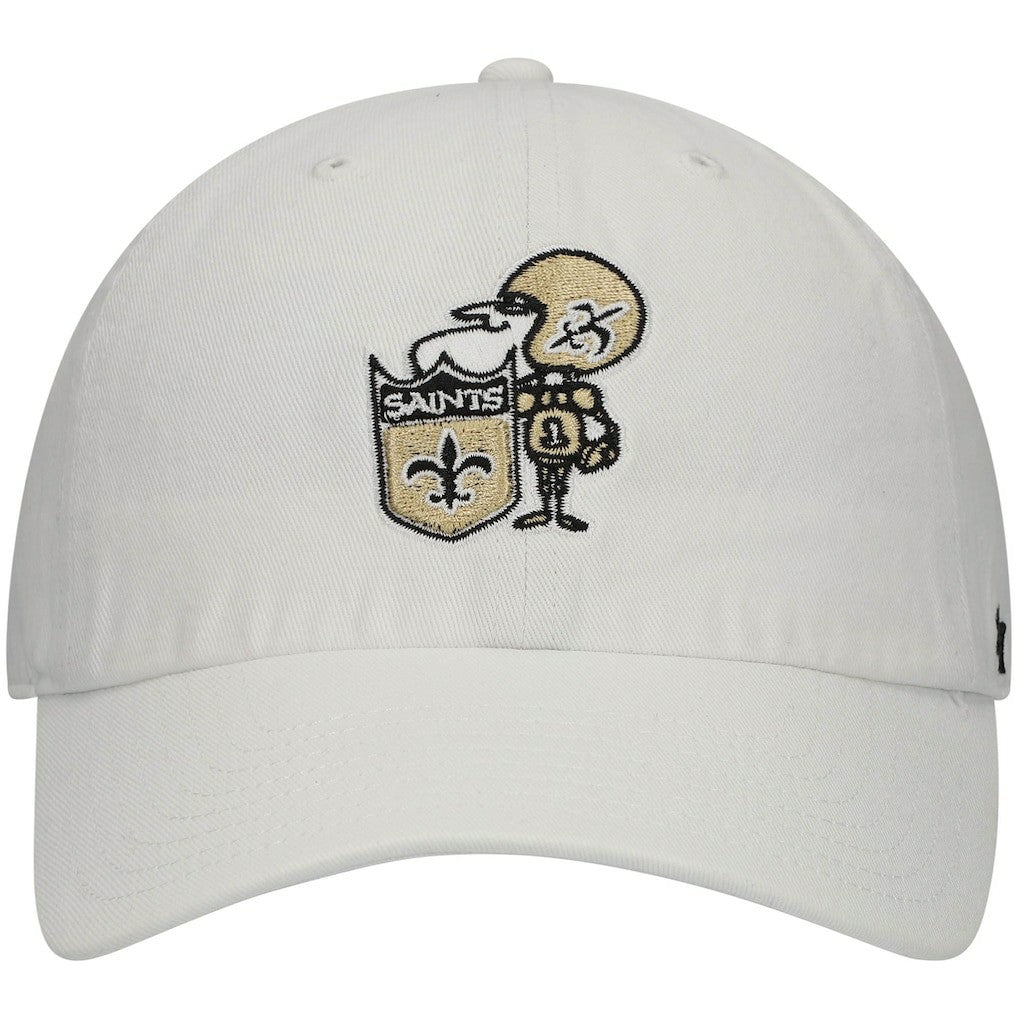 New Orleans Saints '47 Clean Up Adjustable Hat White | 47 brand