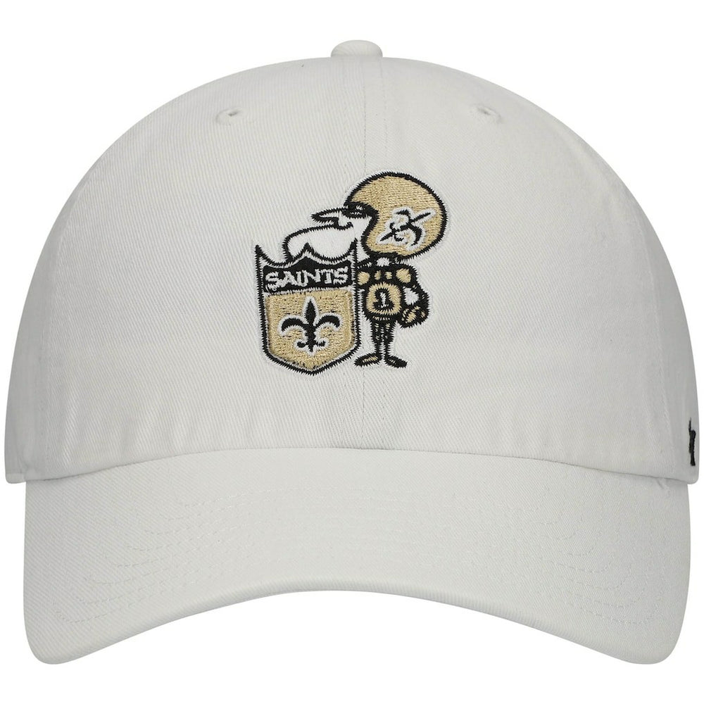 New Orleans Saints '47 Clean Up Adjustable Hat White | 47 brand