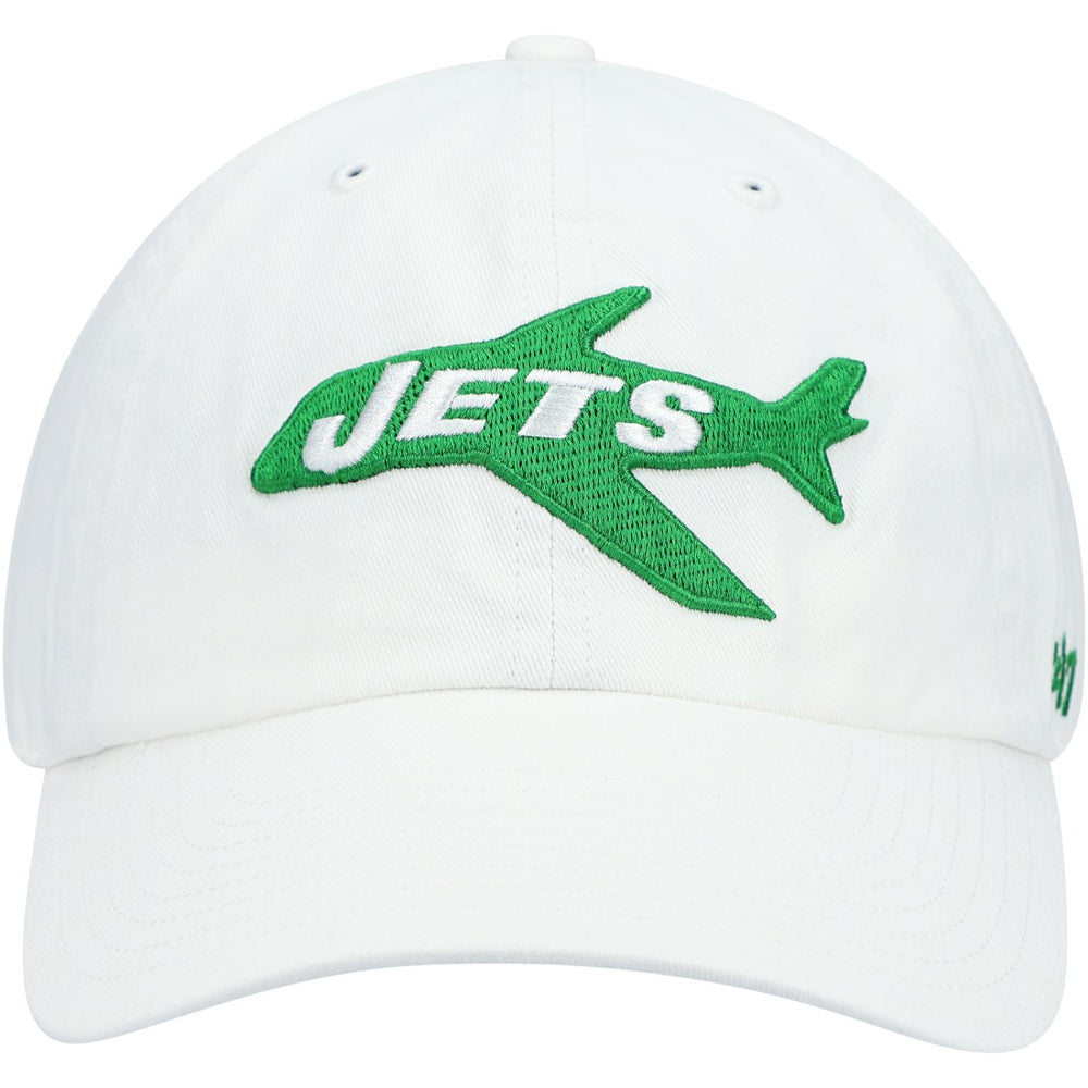 New York Jets '47 Clean Up Adjustable Hat White | 47 brand