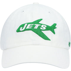 New York Jets '47 Clean Up Adjustable Hat White | 47 brand
